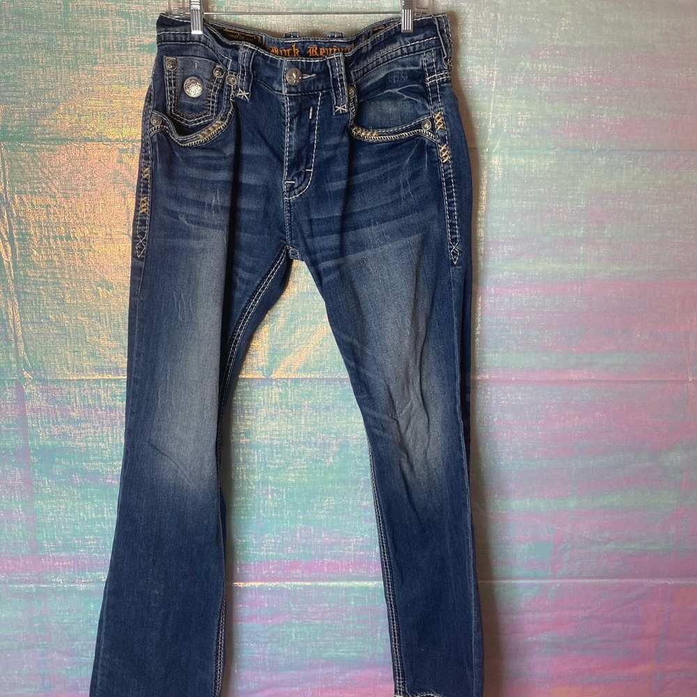 Men Rock Revival Jeans